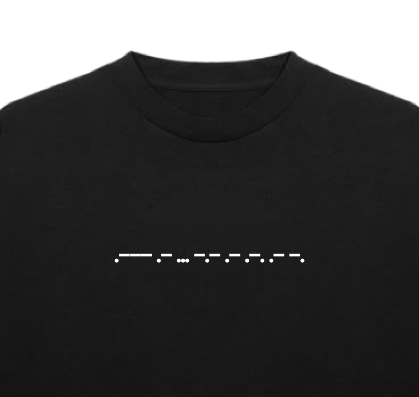 Morse Code Tee